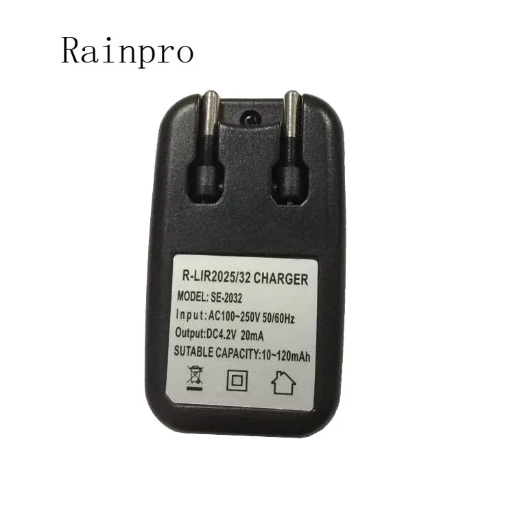 Rainpro 1 шт./лот 2032 LIR2032 LIR2025 Монета Кнопка зарядное устройство для сотового телефона