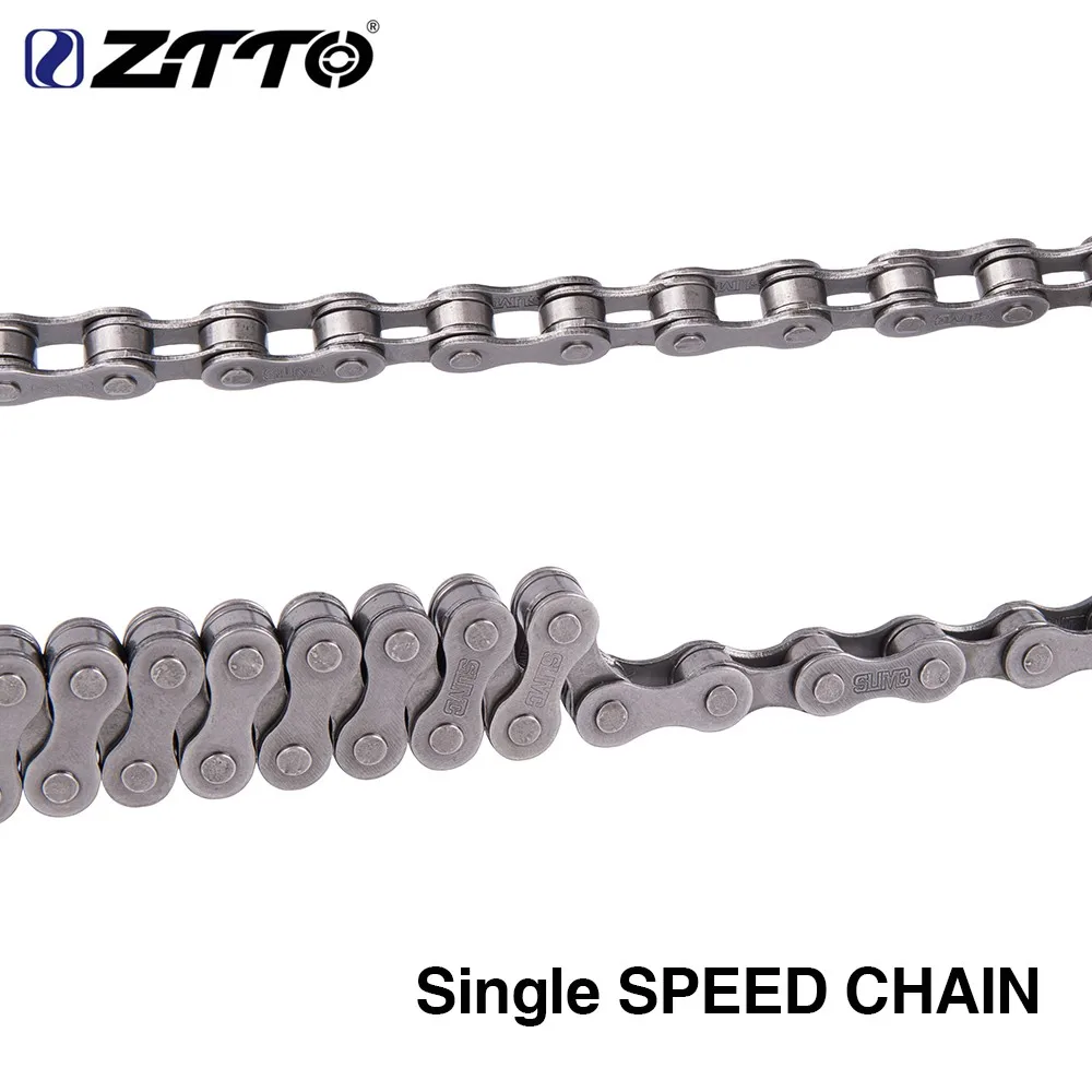Sale ZTTO MTB Mountain Bike Fixed Gear Chain Single Speed 1 Speed 1 S for Bike City Fixgear Bicycle Bike Parts 1