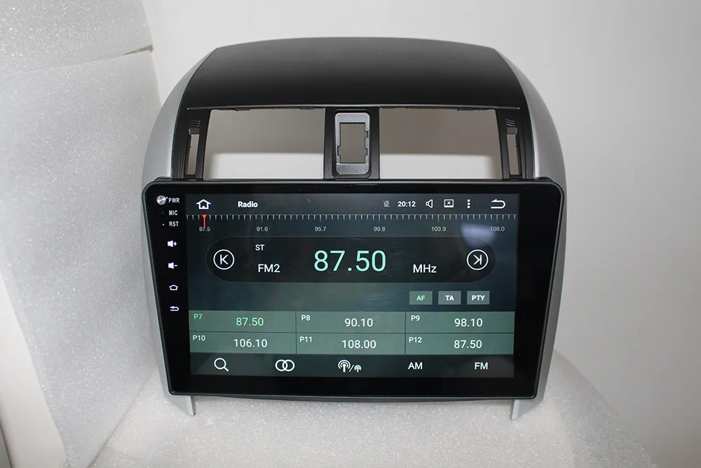 Top Aoluoya IPS RAM 4G Octa-Core Android 8.0 2 Din CAR Radio DVD GPS Navigation player  For Toyota Corolla 2007-2012 wifi multimedia 3
