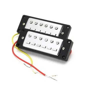 

1Pair Humbucker Mini Bridge Neck Pickups Set For Electric Guitar Parts Durable