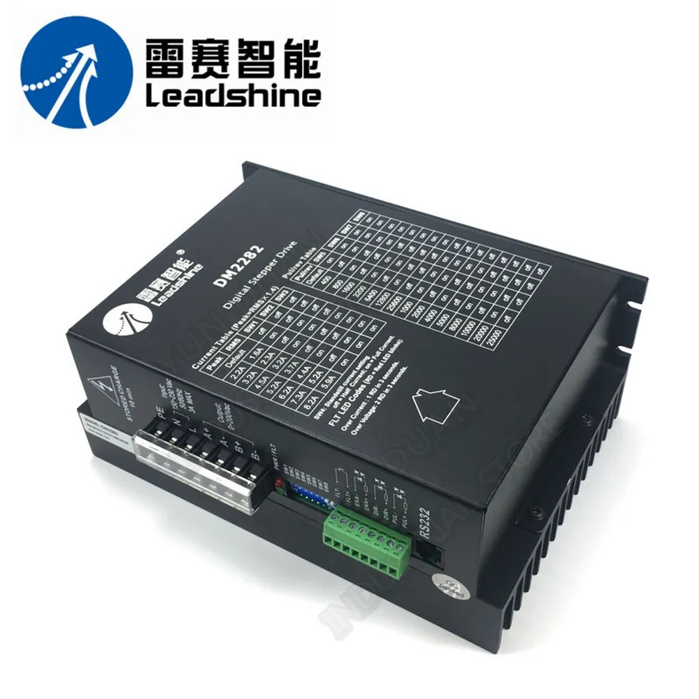 - Leadshine DM2282 Stepper Driver DSP 2PH 2282A 180240VAC 220v For NEMA34 86MM NEMA42 110MM NEMA52 130MM stepping Motor