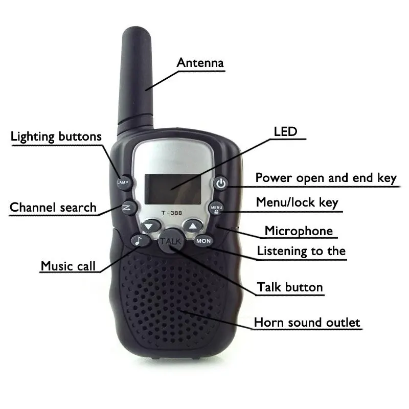 2 шт./компл. детская рация 22 канала|toy walkie talkie|children talkiewalkie talkie toy |