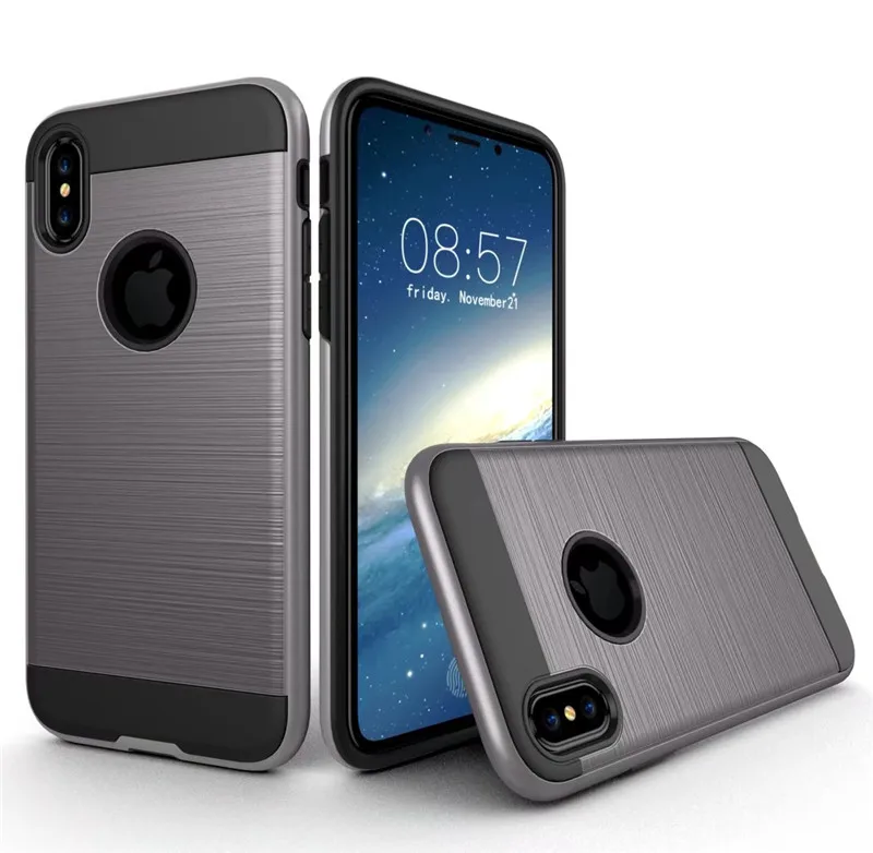 

Q UNCLE Luxury Hybrid Shockproof Tough Armor Rubber Hard Back Cover For iPhone 7 7Plus 6 6S 6Plus 8 X XR XS MAX