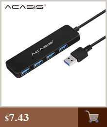 Acasis usb-хаб 3,0 Мульти USB 3,0 концентратор с адаптером питания 4 порта USB разветвитель концентратор USB 3,0 для ПК Компьютерные аксессуары адаптер#30