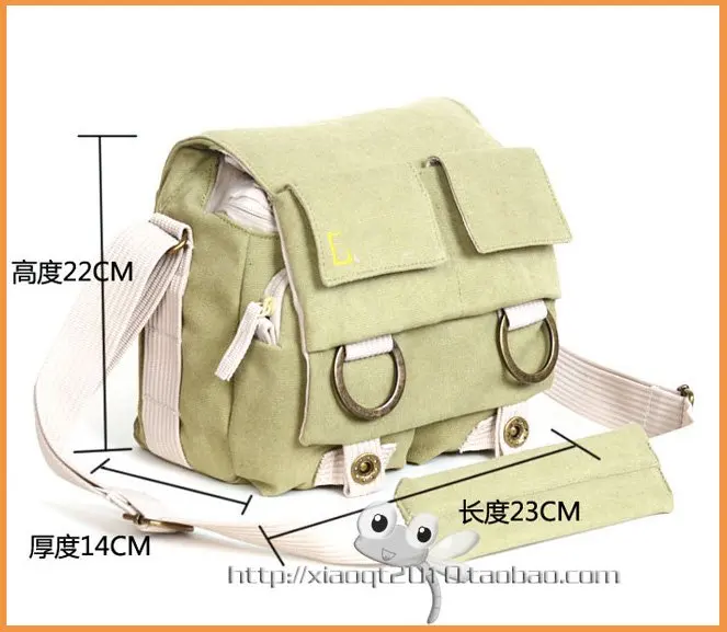 

Photo bag Canvas Waterproof DSLR Bags Camera Shoulder Messenger Bag for Canon Nikon Sony