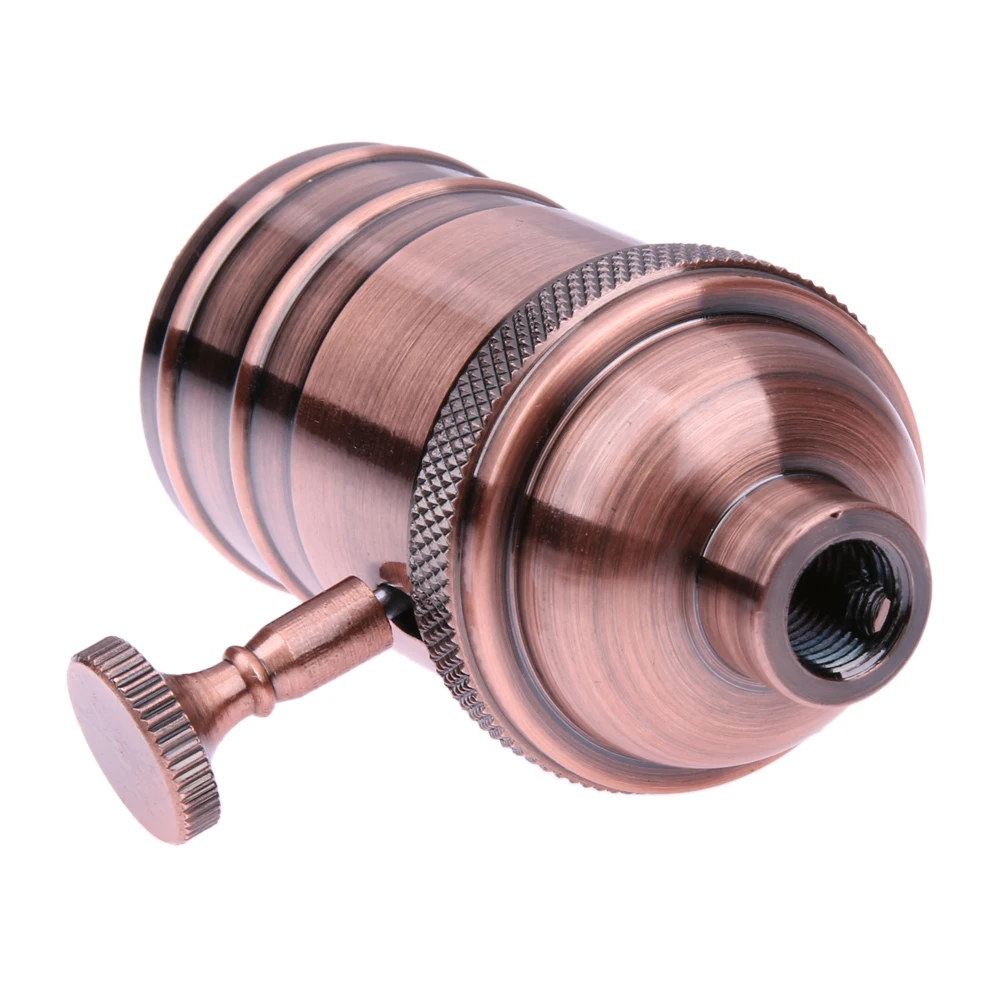 Buy 1 PC E27 Retro Lamp Holder Bronze Color Vintage