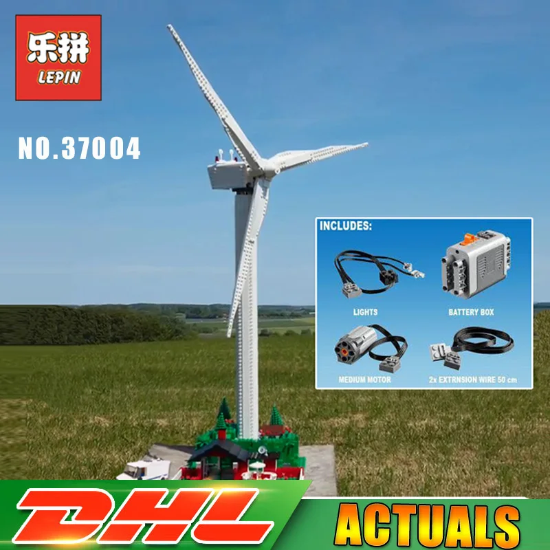 

Lpein 37004 925 Pcs Windmill Turbine with Motor Function Set Model Building Blocks Bricks Toyd Gift Compatible LegoINGlys 10268