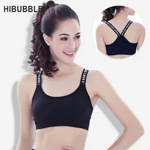 HIBUBBLE женский топ для йоги, рубашки для йоги, женские мягкие ударопрочные спортивные бюстгальтеры, дышащие спортивные майки для фитнеса, бега, топы, нижнее белье