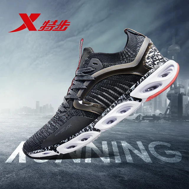 981219110216 Qingfeng XTEP дышащая Спортивная обувь для мужчин легкие сетчатые кроссовки Спортивная Мужская Спортивные кроссовки обувь
