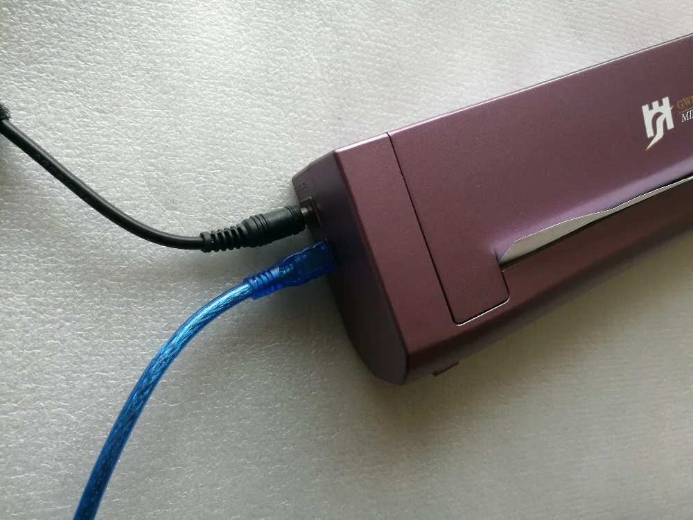 Компактный беспроводной портативный мини термопринтер формата А4 с Bluetooth и