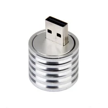 Мини USB Светодиодный точечный светильник Мобильная мощность гибкий флэш-светильник Мобильная мощность головной светильник Серебряный USB разъем