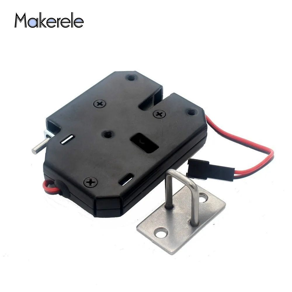 

DC12V Small Electromagnetic Lock For Doors Cabinet Drawer Magnetic Gate Lock MK-201 Free Shipping