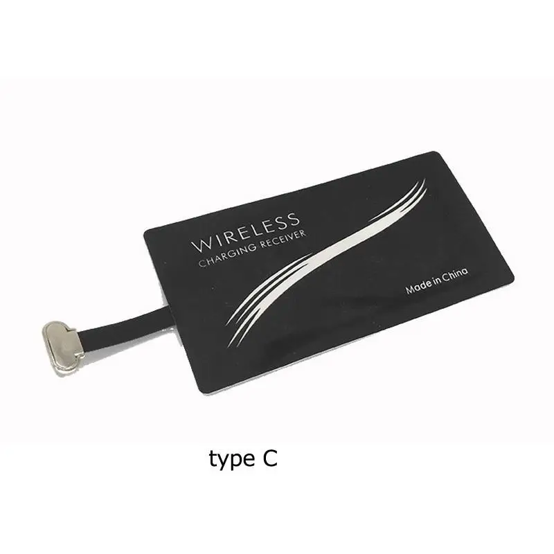 Qi Wireless Charger Receiver Charging Adapter Receptor micro USB for iPhone 5 6 6s plus type C Samsung Xiaomi HTC Android phone