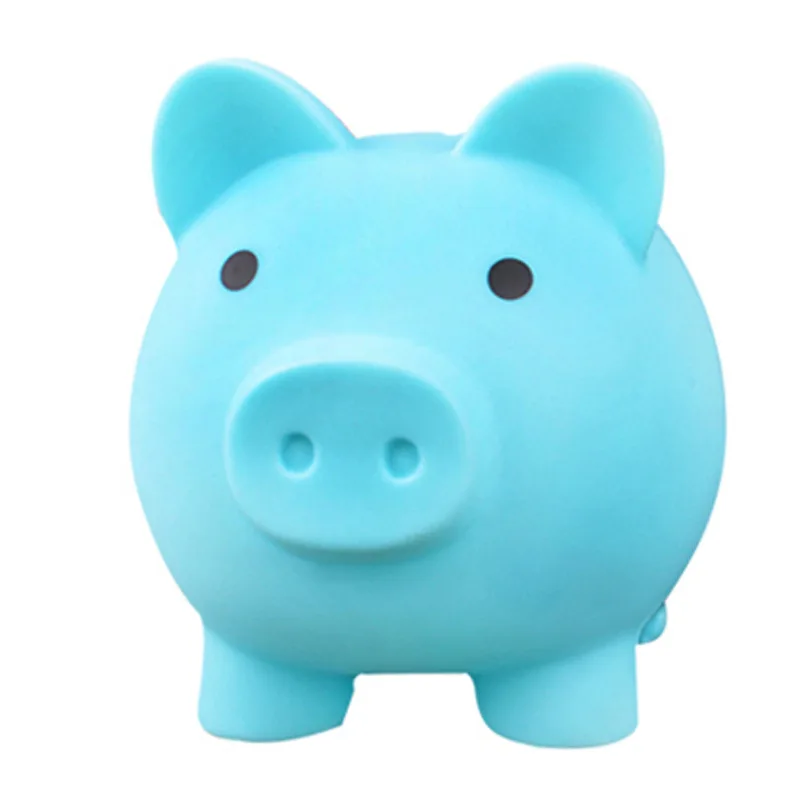 Cute Pig Cartoon Piggy Bank Money Box for Kids, Plastic Coin Bank, Money Saver, Home Decoration, Birthday Gift image 3