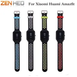 ZENHEO мягкий силиконовый ремешок для часов для Xiaomi Huami Amazfit Bip Youth smart фитнес-часы ремешок для часов replacment браслет