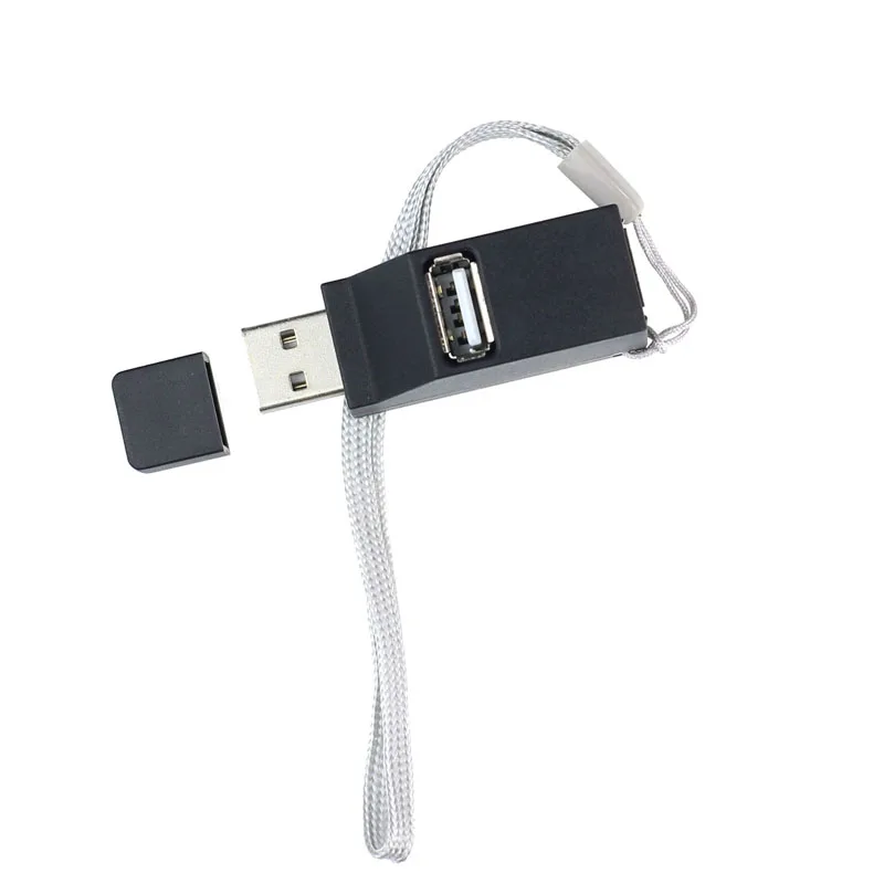 По заводской цене 3 Порты и разъёмы мини высокое Скорость USB 2,0 HUB адаптер для Тетрадь PC смартфона 51228