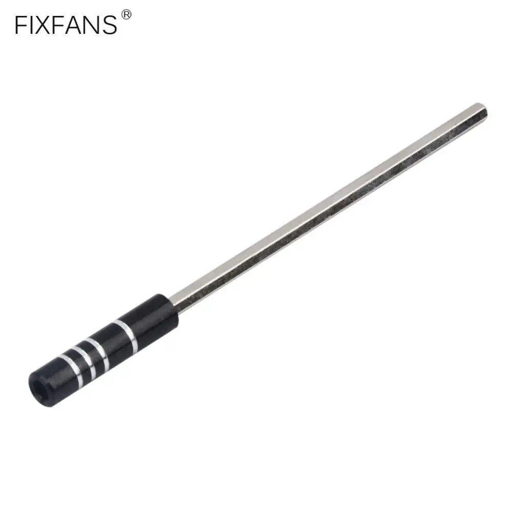 

FIXFANS 123mm Magnetic Metal Shaft Extension Bar Rod 4mm Hex Shank Socket Adapter for 1/8" Screwdriver Bits Holder Hand Tools