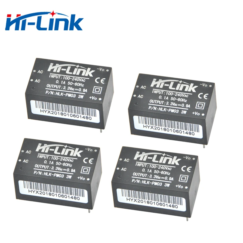 Módulo de Alimentação Interruptor de Casa v para 3.3 Ac-dc Mini Inteligente Hlk-pm03 220 v