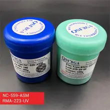 100g RMA-223-UV NC-559-ASM bga pwb fluxo pasta não-limpo solda/smd pasta de solda fluxo graxa fluxo rma 223 559