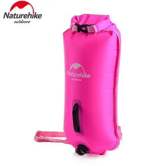 Naturehike 28L надувающийся дрейфующий мешок плавающий морской сухой мешок водостойкий сухой мешок наружная одежда водные виды спорта путешествия - Цвет: Розовый