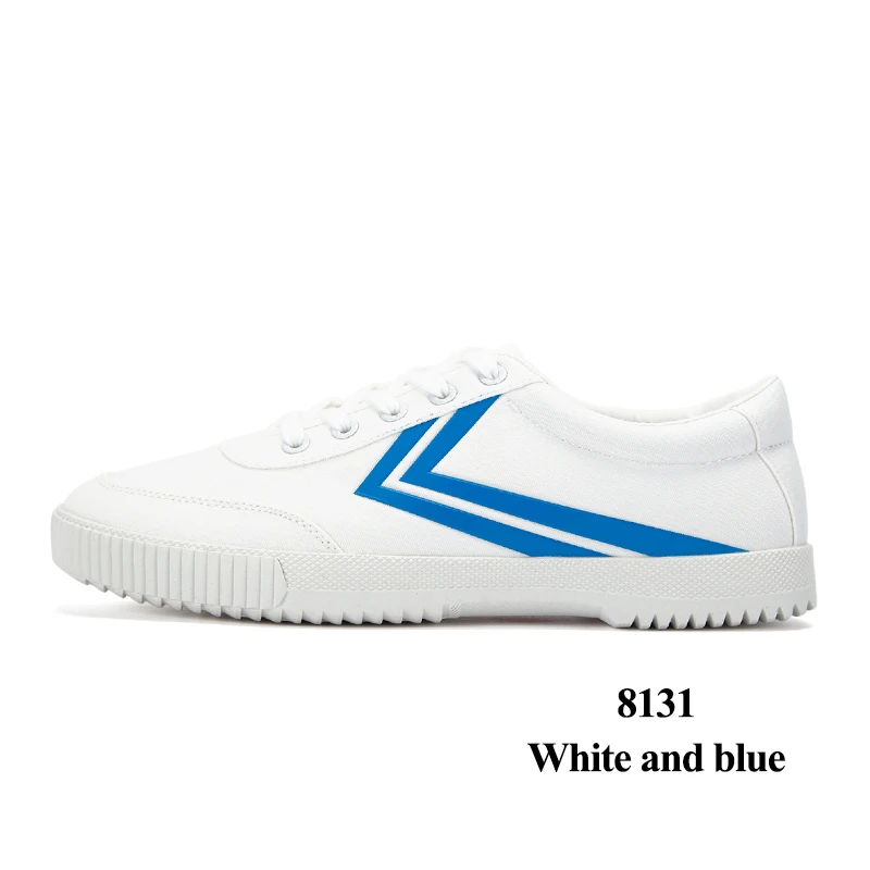 Dafu Feiyue/парусиновая обувь для мужчин и женщин; маленькие белые модные новые кроссовки; Удобная нескользящая обувь для скейтбординга; 8131 - Цвет: White and blue