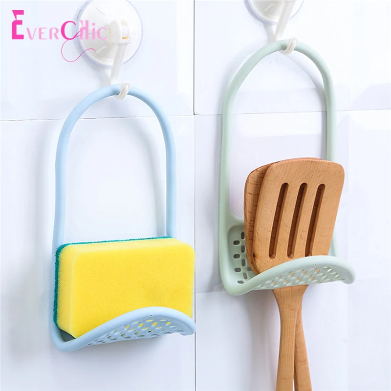 

Sink Storage Dish Drying Rack Sponge Scrubbers Soap Holder Drainer Kitchen Toilet Bathroom Storage Rack Wall Shelf Organizer