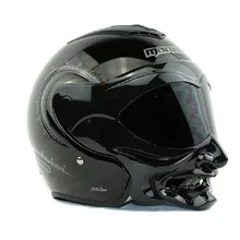 Nova personalidade moda Marushine capacete da motocicleta Meio capacete Marushin C609 careta estilo guerreiro capacete Aberto da cara do capacete de corrida