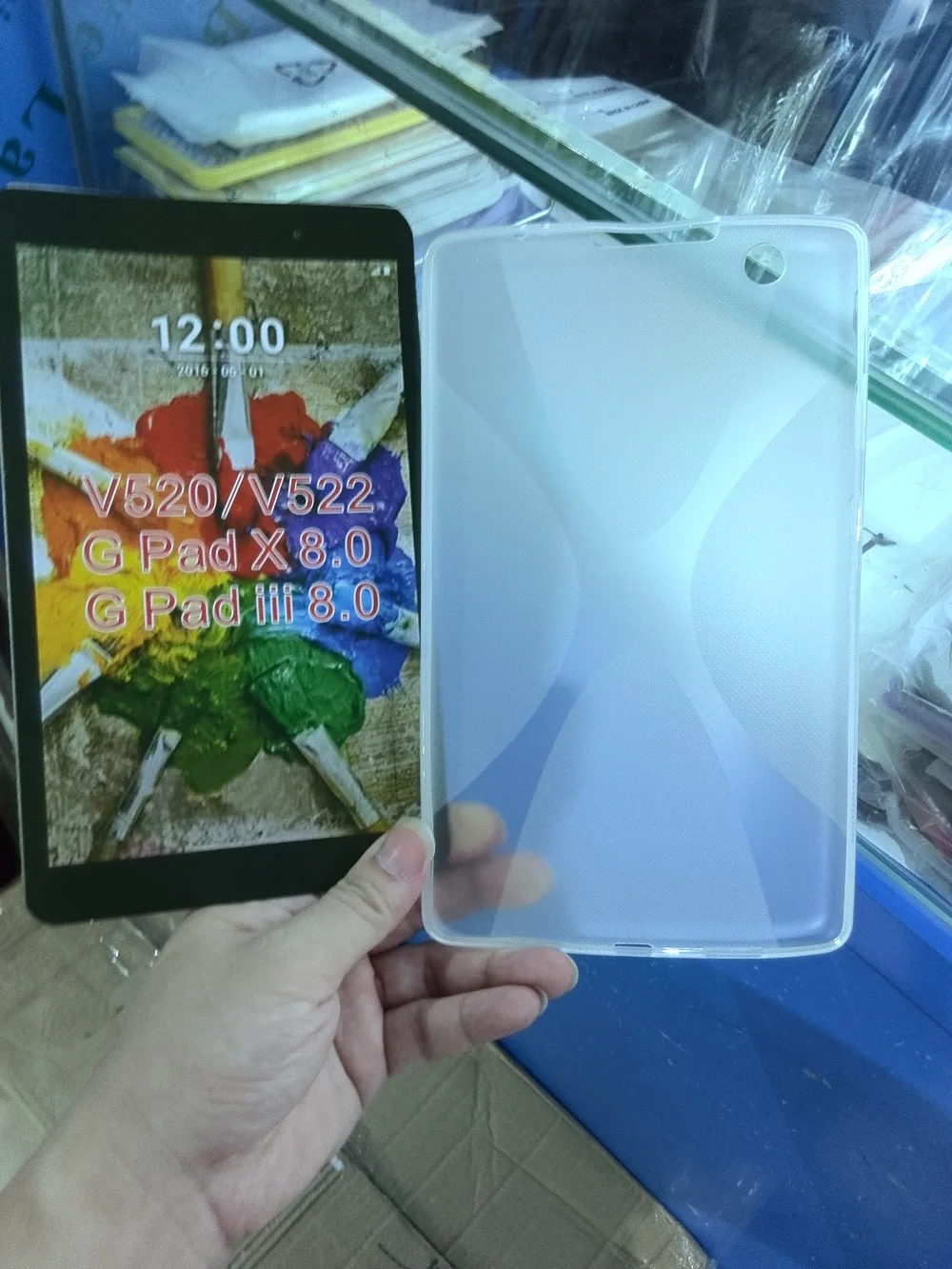 

Ultra Slim X Line TPU Gel Soft Silicone Rubber Shell Protector Case Cover For LG G PAD X 8.0 V521WG G PAD 3 8.0 V525 V522 Tablet