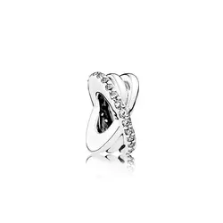 Новый 100% стерлингового серебра 1:1 гламур 791994CZ Галактическое кольцо бисера оригинальный для женщин Свадебные модные украшения 2019