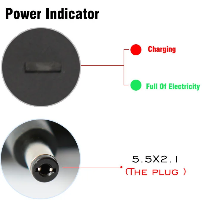 KingWeiEU UK US plug 18650 литиевая батарея 8,4 в, 3 а зарядное устройство с 1,2 м проводной источник питания для налобного фонаря