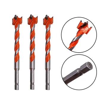 

16mm 18mm 20mm 25mm Professional Woodworking Drill Core Drill Bit Lengthen 125mm Full Length Drilling Drills 6.35mm Hex Shank