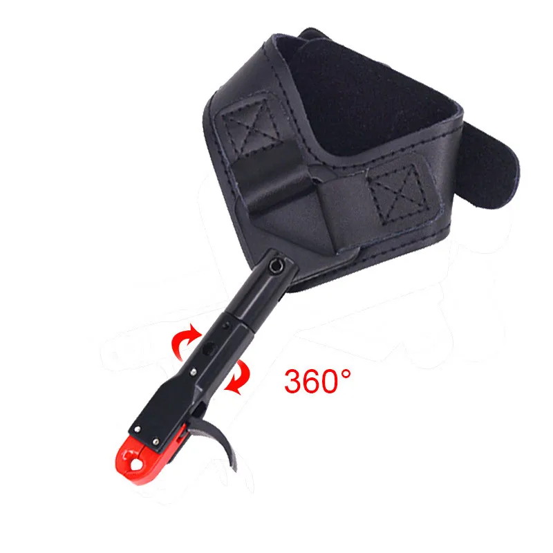 

1pc 360 degree Archery Release Compound Bow Release Wrist Grip Hunting Caliper Release Aid Hunting Fit Right And Left Hand