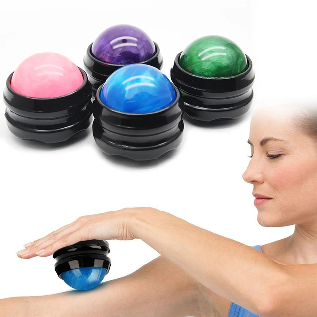 Manual Massage Roller Ball Body Massager Therapy Foot Back Waist Hip