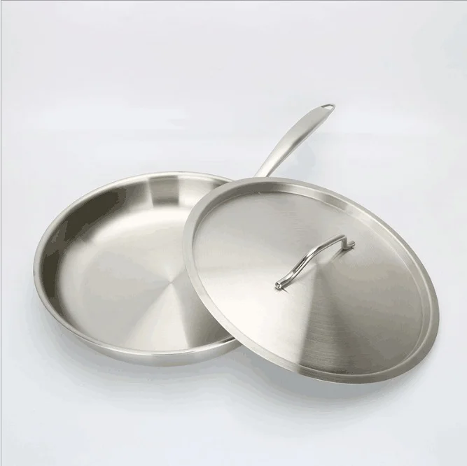 

28\30cm Floating beehive Nonstick Pans Cookware Smokeless Wok Cooking Pots Pans With Stainless Steel Lid Long Handle