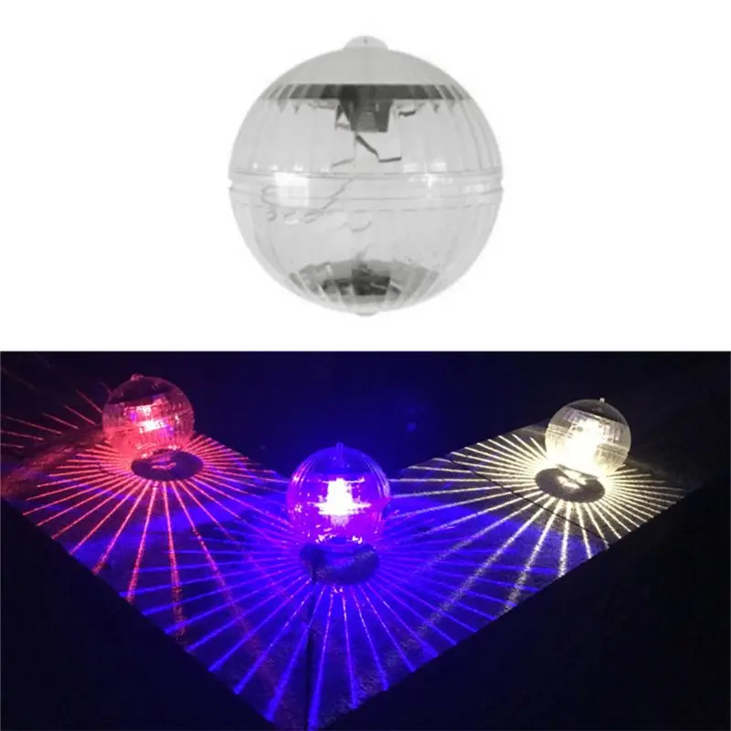 Solar Color Changing LED Floating Ball Lights Swiming Pool Pond Outdoor Garden