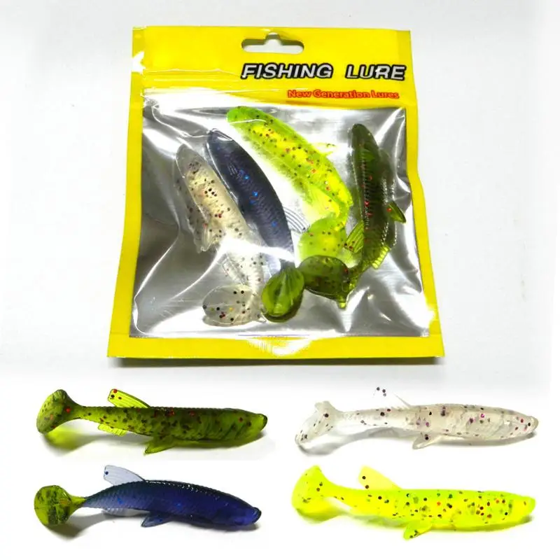 

4Pcs/bag 22g/7cm Fishing Lures Handmade Soft Bait Fish Fishing Lure Shad Manual Bass Minnow Bait Swimbaits Plastic Lure Pasca