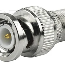 Superbat 5 шт. BNC-F адаптер BNC штекер F Женский Джек Прямой радиочастотный коаксиальный разъем