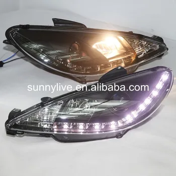 

Head Lamp For Peugeot 206 LED Headlight 1998-2004 year SN