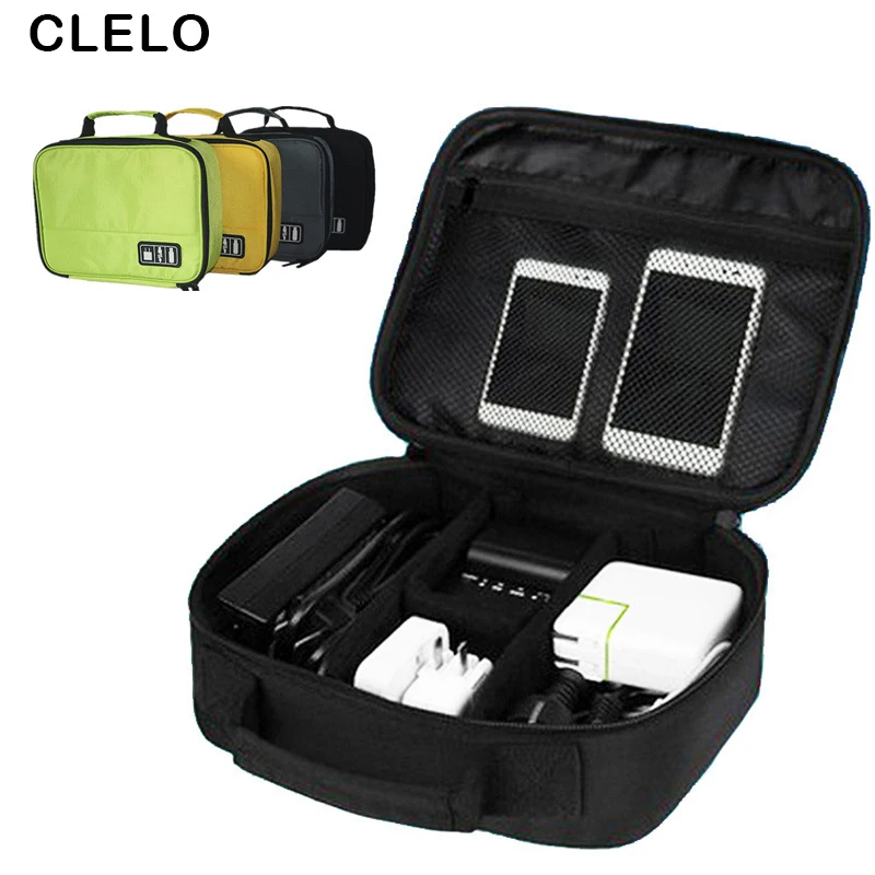 CLELO Portable Storage Organizer bag Digital gadget devices Tote Case