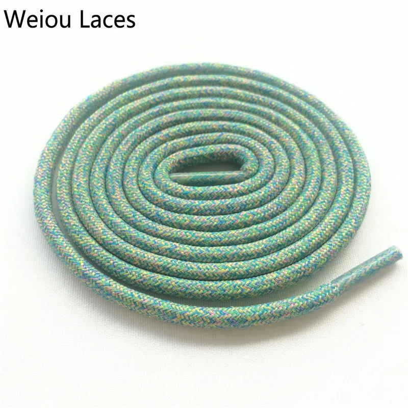 Offical Weiou Multi Color Rope Laces Running Shoestring 0.45cm Sport Multicolor Shoelace For Basketball Jogging Shoes