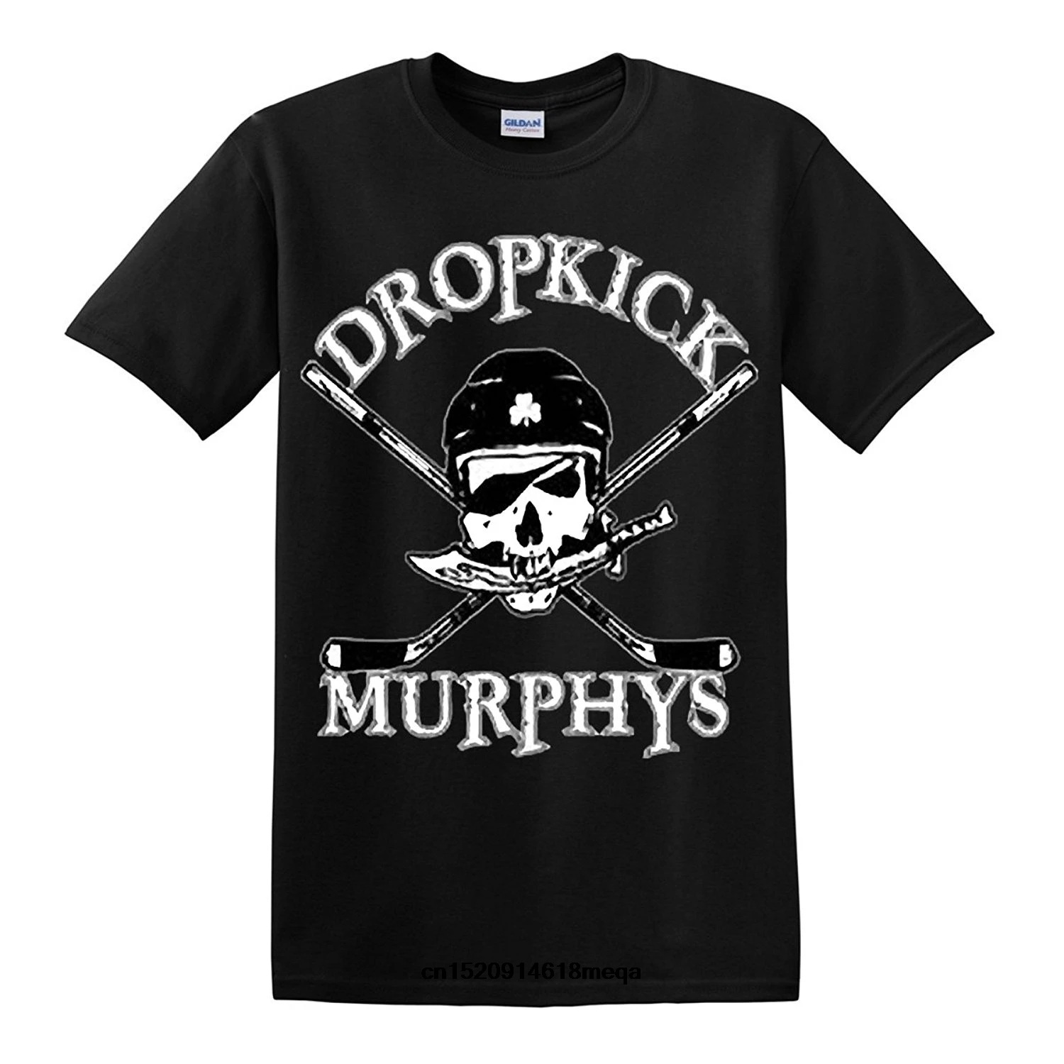 

t shirt Hockey Skull T-Shirt For Men Irish Punk Rock Punk - Oi!