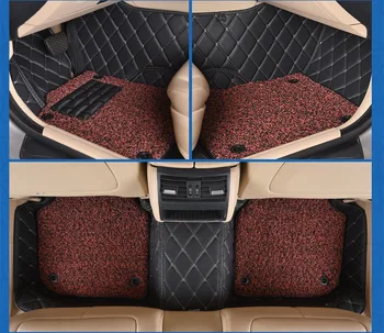

Myfmat custom foot leather car floor mats for Chrysler Sebring 300C PT Cruiser Grand Voyager free shipping hot sale trendy cozy