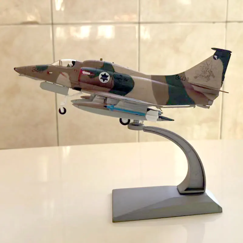 WLTK военная модель 1/72 масштаб IAF Douglas A-4 Skyhawk Fighter литая под давлением металлическая MPlane модель игрушка для коллекции, подарок, дети