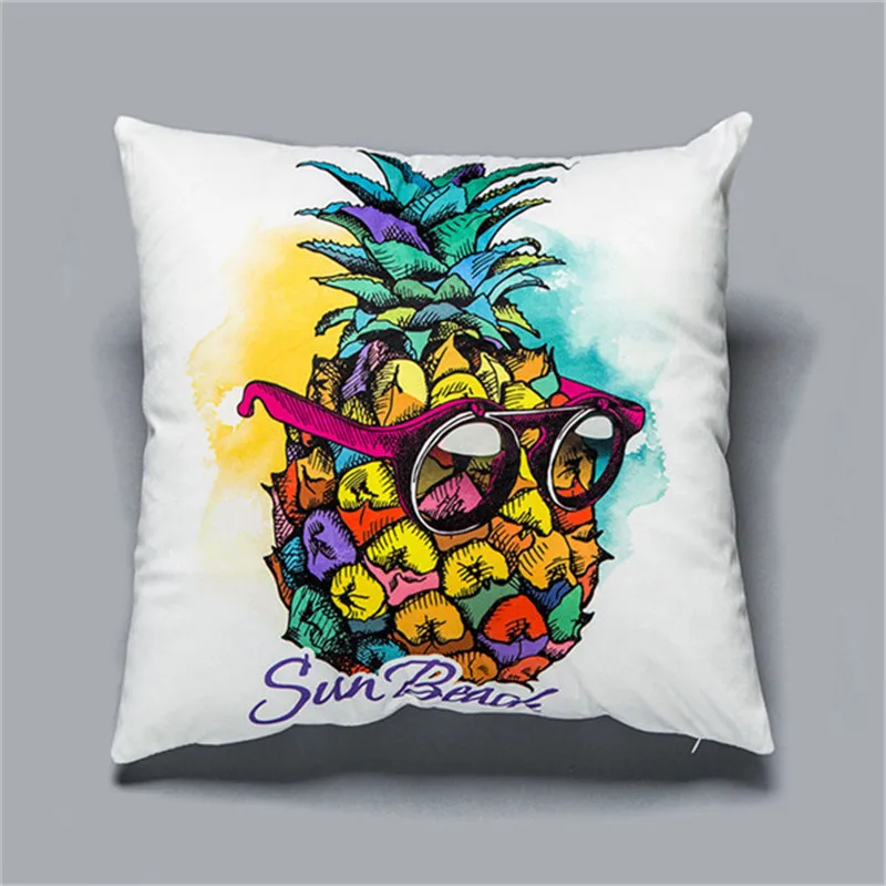 Nordic Geometric Cushion Cover Funny Glasses Ripple Pineapple Throw Pillow for Sofa Decorative cases | Дом и сад