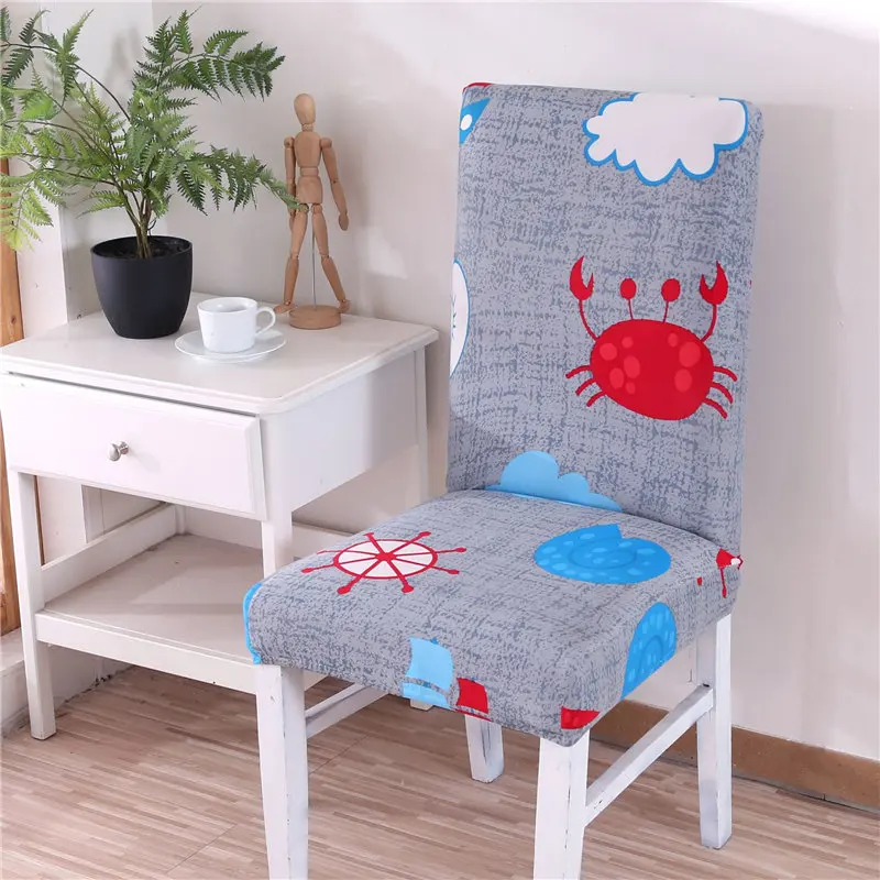 Removable Elastic Home Kitchen Dining Chair Cover Cartoon Printed Kids Favourite Seat Cover Slipcovers Stretch Chair Cover Case Removable Elastic Home Kitchen Dining Chair Cover Cartoon Printed Kids Favourite Seat Cover Slipcovers Stretch Chair Cover Case
