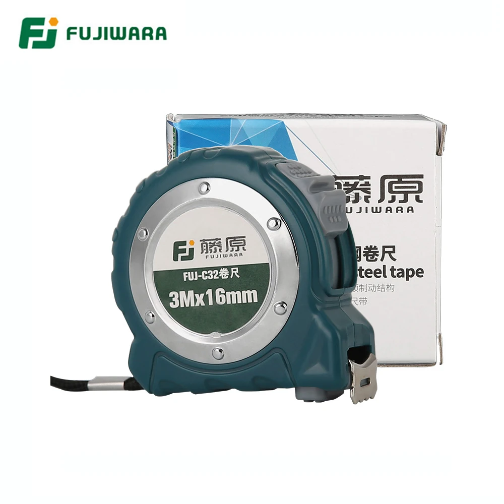 

FUJIWARA Woodworking Stainless Steel Tape 3*16mm Flexible Ruler Retractable Measure Tools