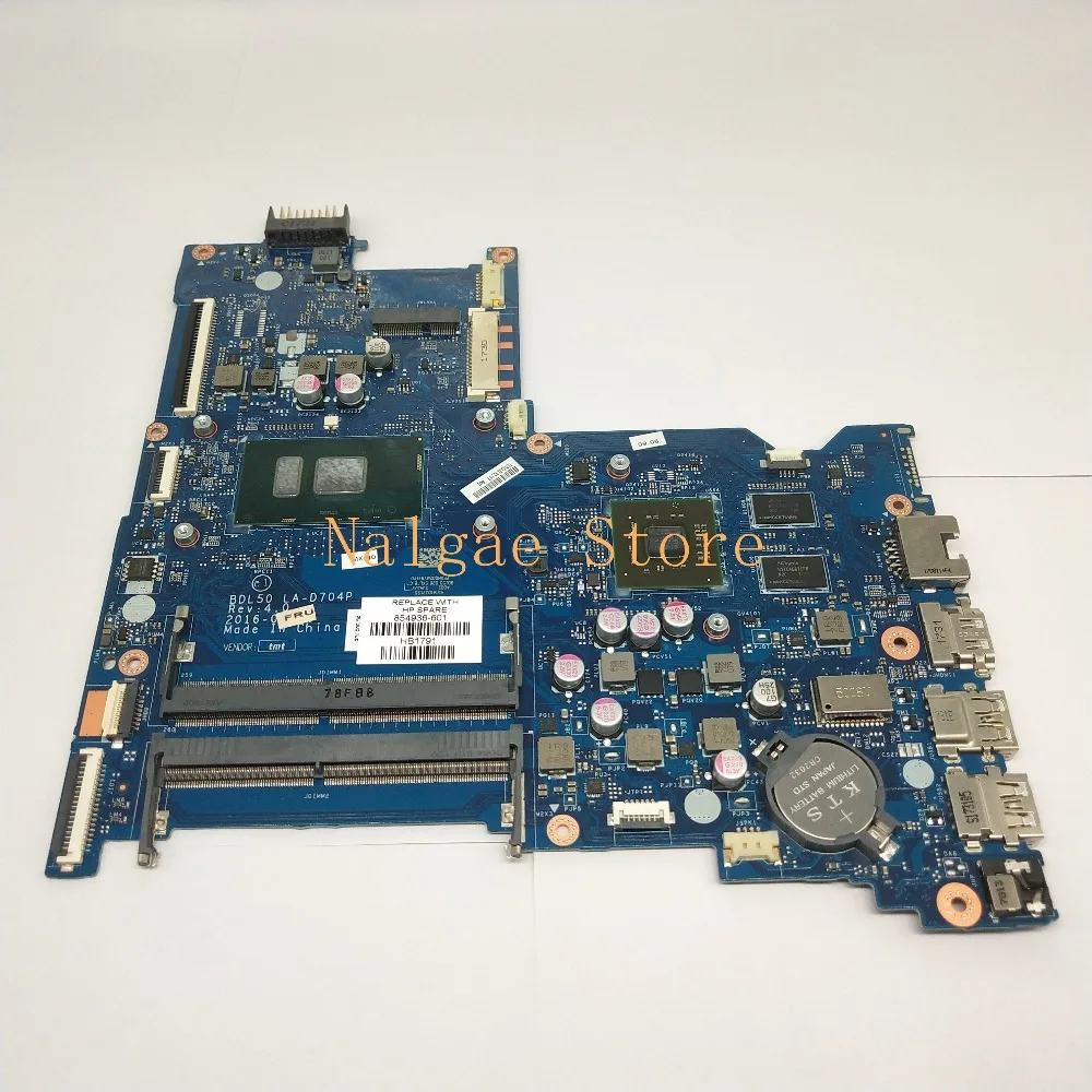 Oh my gad купить его HP 15 AY AC 250 G5 BDL50 LA D704P материнская плата для ноутбука CPU I5 6200U DDR4 100%