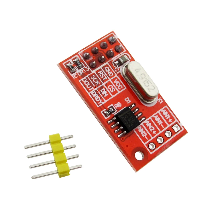 

Dual 16-bit ADC Data Acquisition Module SPI Compatible AD7705 Module Board by