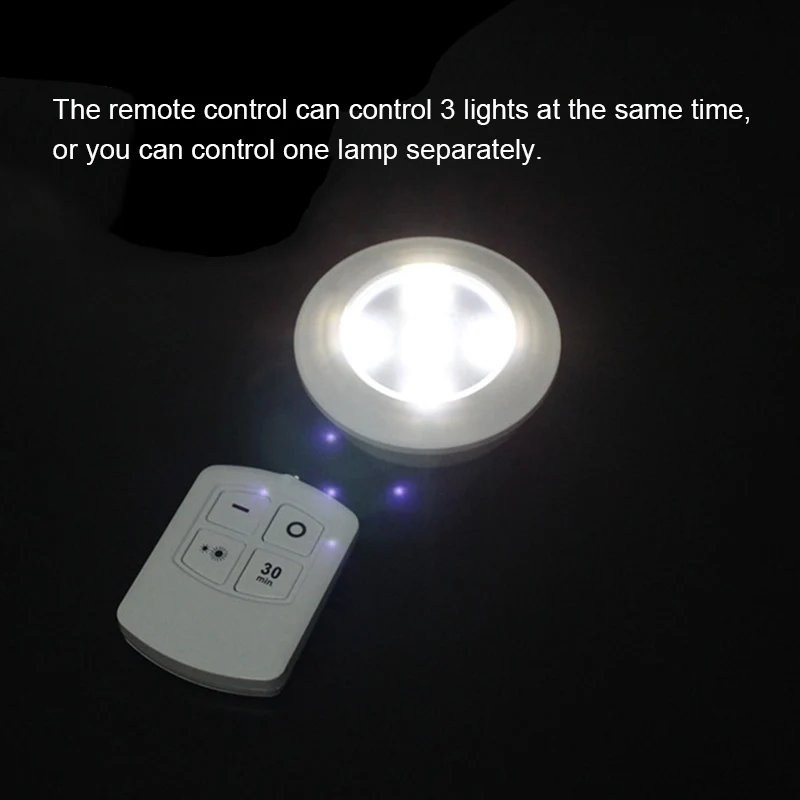 

Wireless Remote Control+Wall Ceiling LED Lights for Counter Cabinet Cupboard JDH99