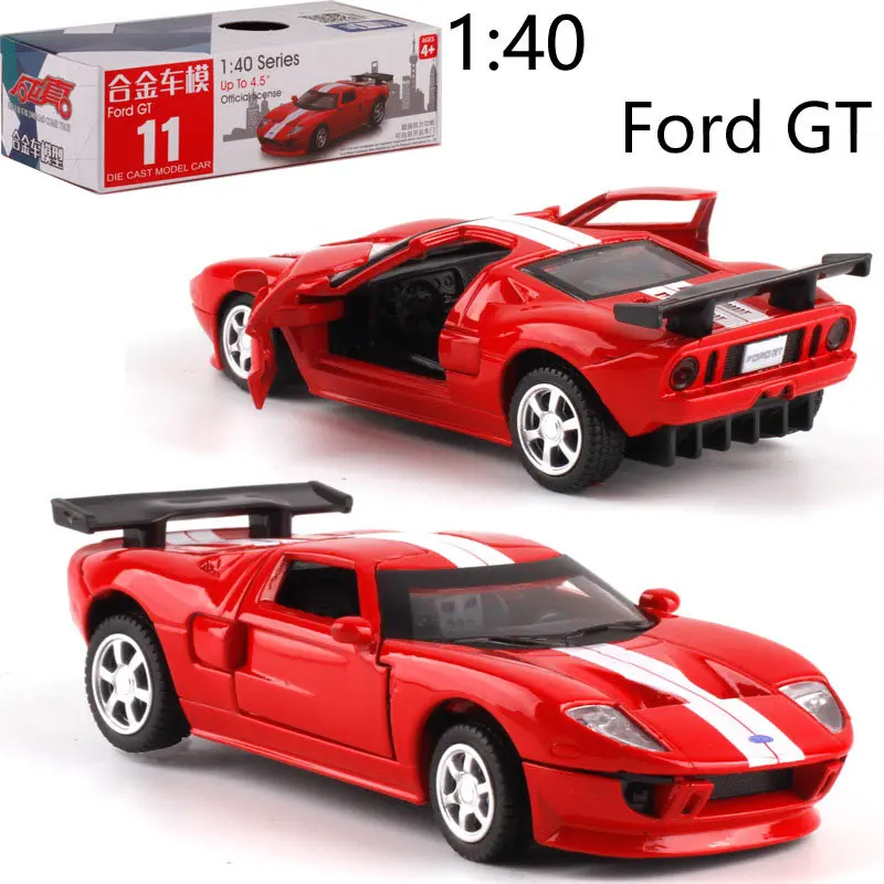 

CAIPO 1:40 Ford GT Alloy pull-back vehicle model Diecast Metal Model Car For Boy Toy Collection Friend Children Gift